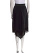 Dolce & Gabbana Fringe Trim Accent Knee-Length Skirt
