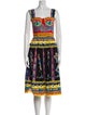 Dolce & Gabbana Printed Midi Length Dress