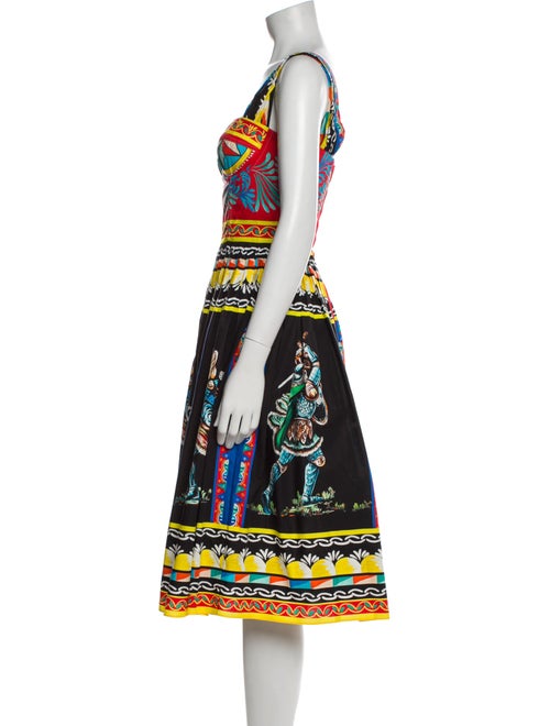 Dolce & Gabbana Printed Midi Length Dress