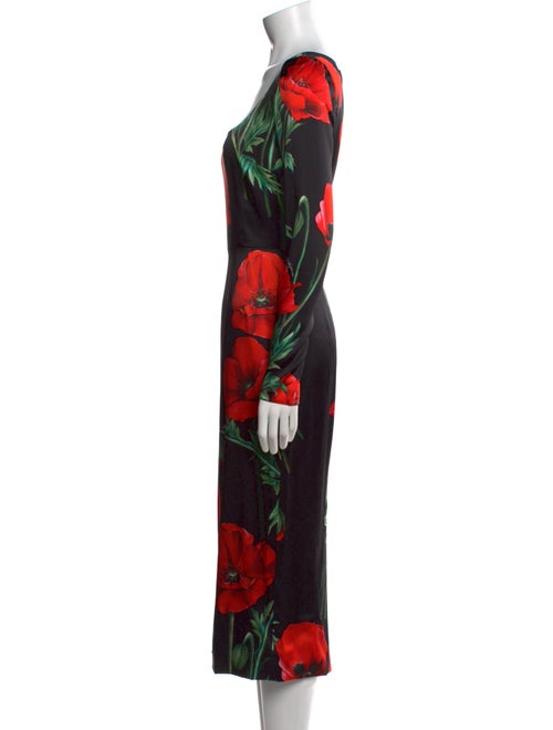 Dolce & Gabbana Silk Long Dress