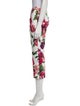 Dolce & Gabbana Floral Print Straight Leg Pants