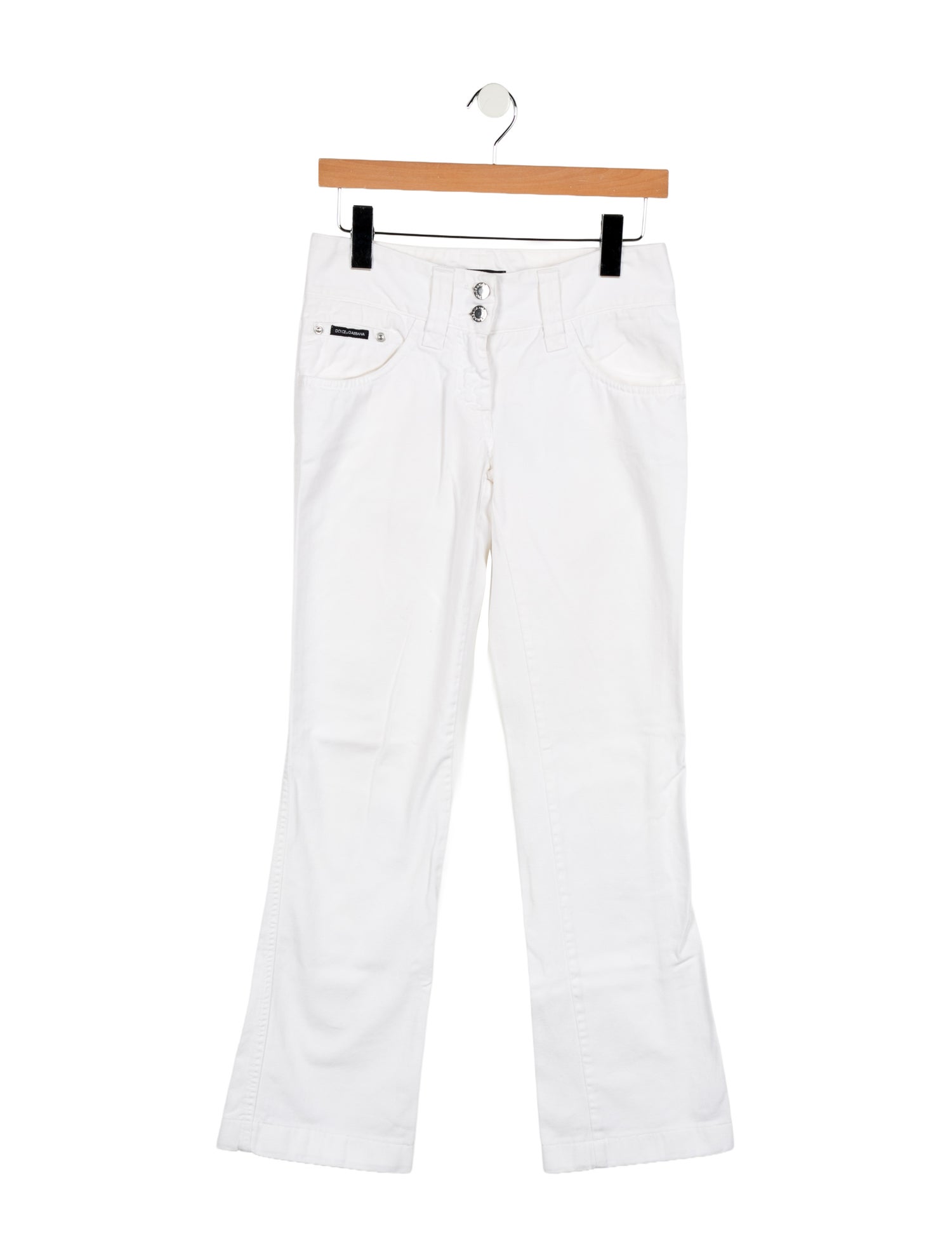 Dolce & Gabbana Low-Rise Straight Leg Jeans