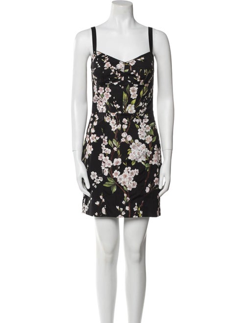 Dolce & Gabbana Floral Print Mini Dress