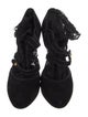 Dolce & Gabbana Suede Lace Trim Embellishment Pumps