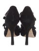 Dolce & Gabbana Suede Lace Trim Embellishment Pumps