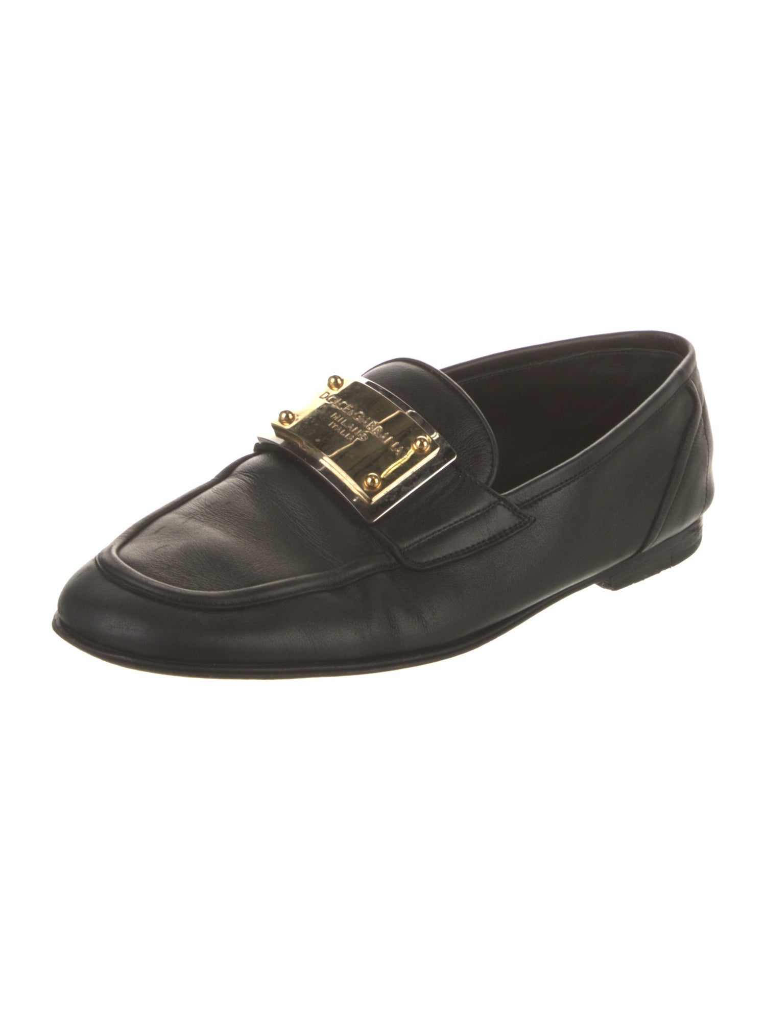 Dolce & Gabbana Leather Dress Loafers