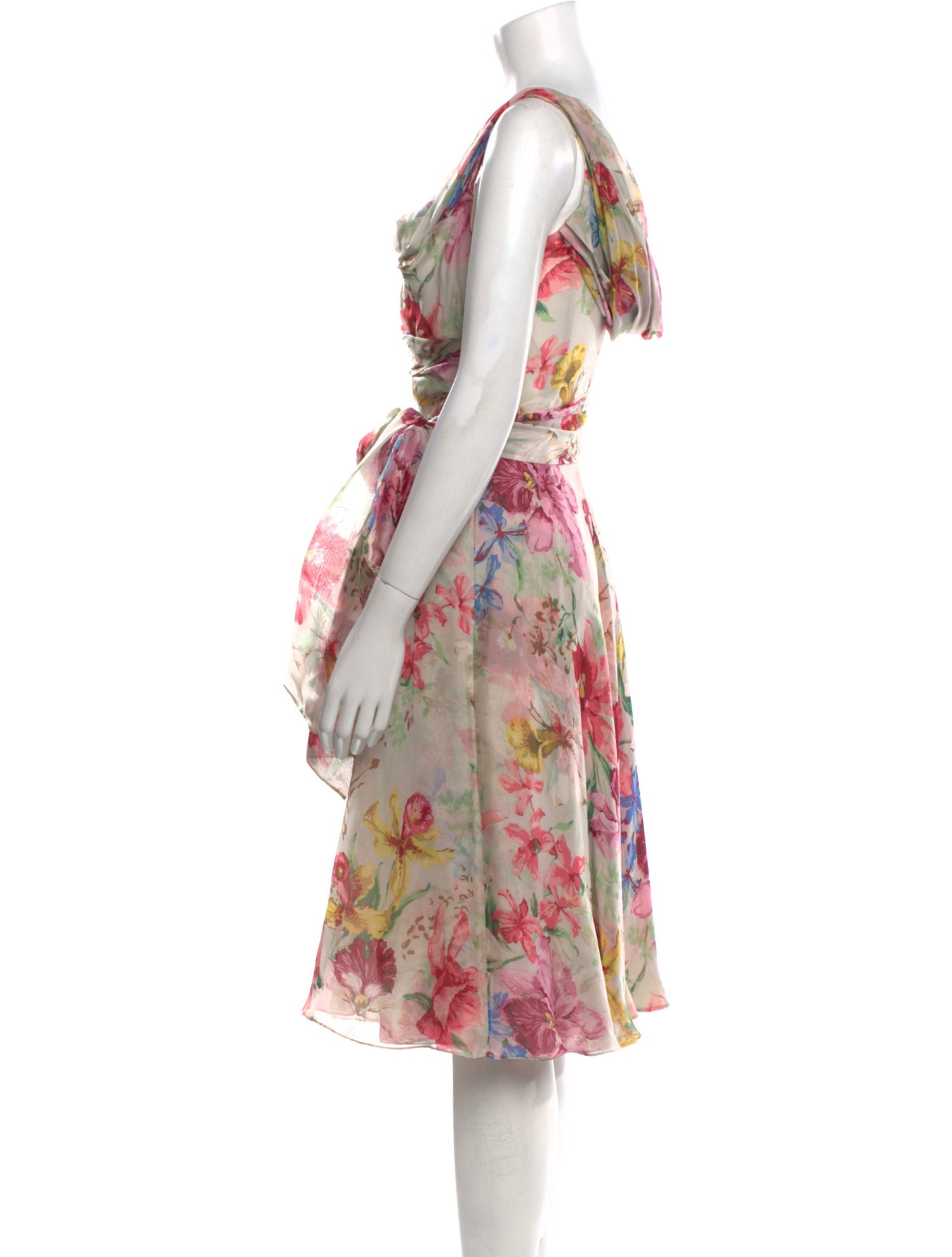 Dolce & Gabbana Silk Midi Length Dress