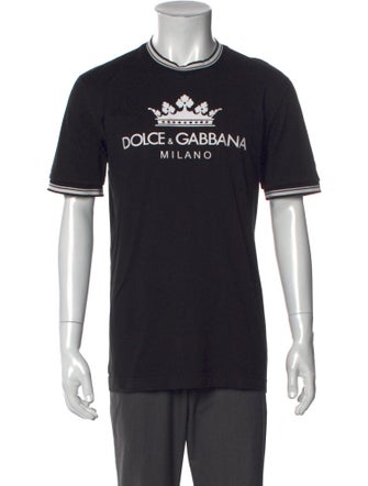 Dolce & Gabbana Graphic Print Crew Neck T-Shirt