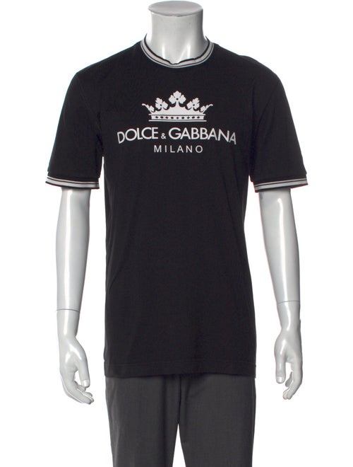 Dolce & Gabbana Graphic Print Crew Neck T-Shirt