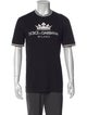 Dolce & Gabbana Graphic Print Crew Neck T-Shirt