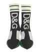 Dolce & Gabbana Patterned Sock Boots