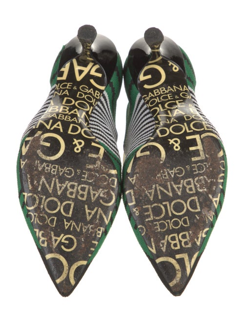 Dolce & Gabbana Patterned Sock Boots