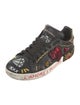 Dolce & Gabbana Rockstud Accents Leather Sneakers