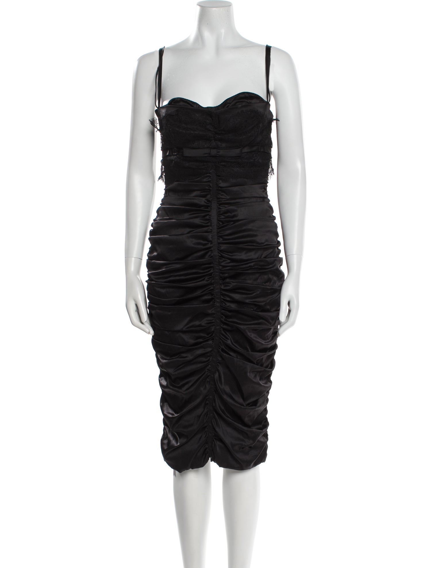 Dolce & Gabbana Silk Midi Length Dress