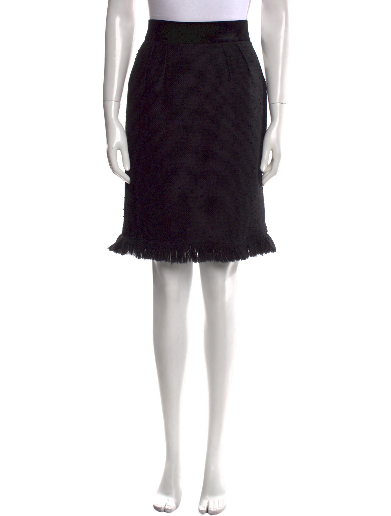 Dolce & Gabbana Virgin Wool Knee-Length Skirt