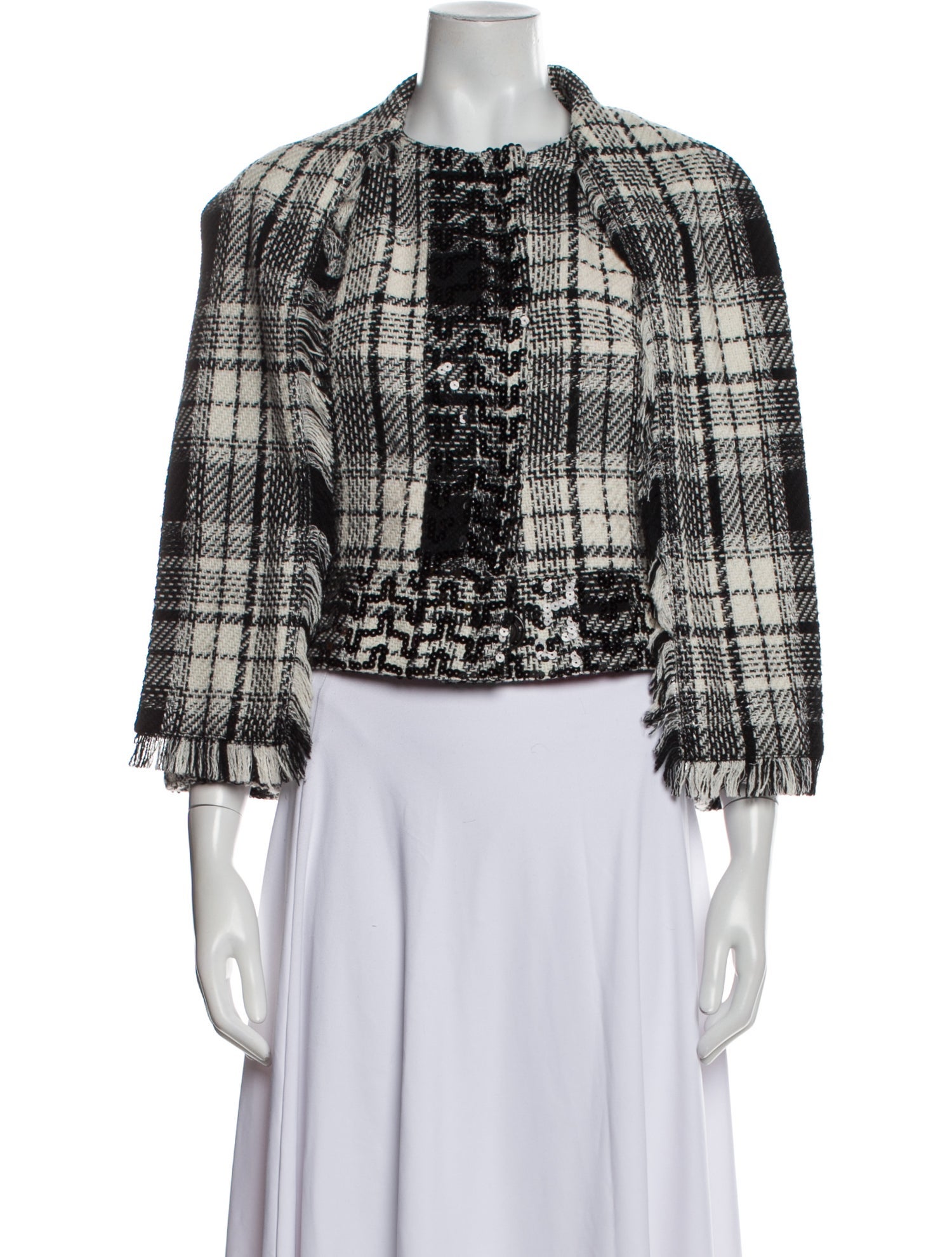 Dolce & Gabbana Tweed Pattern Jacket