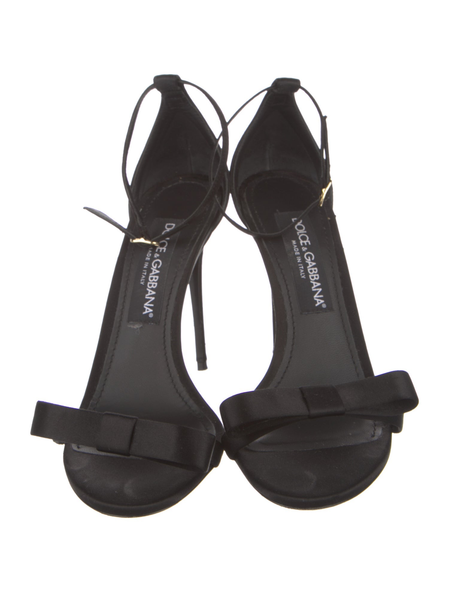 Dolce & Gabbana Satin Sandals