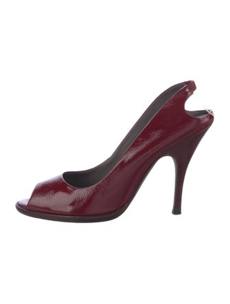 Dolce & Gabbana Patent Leather Slingback Pumps