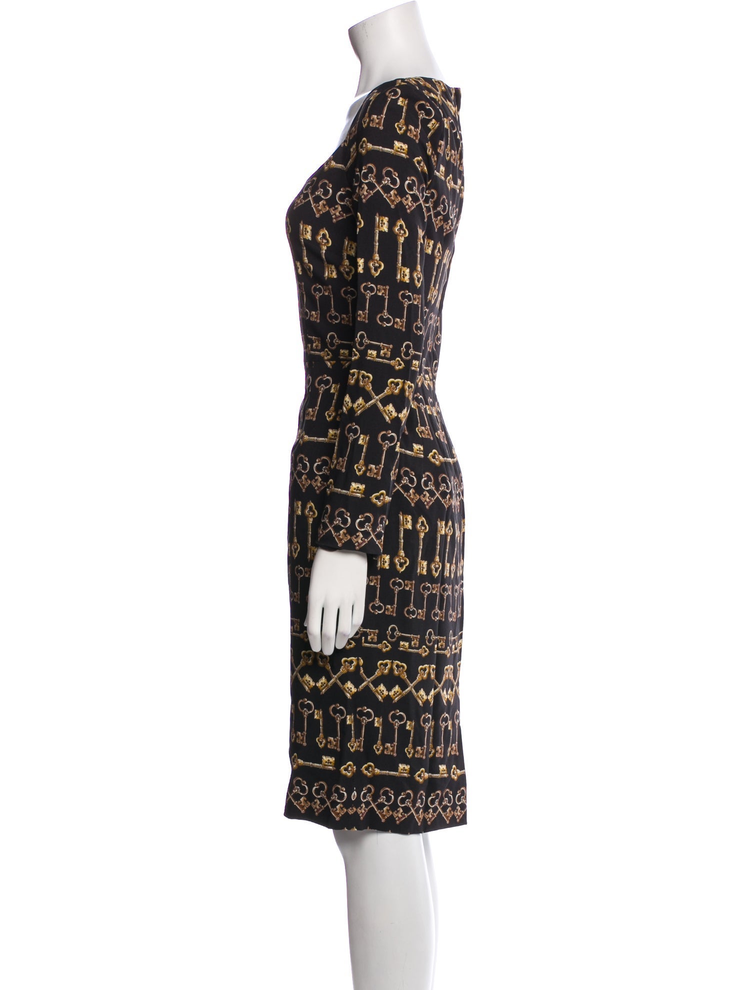 Dolce & Gabbana Printed Knee-Length Dress