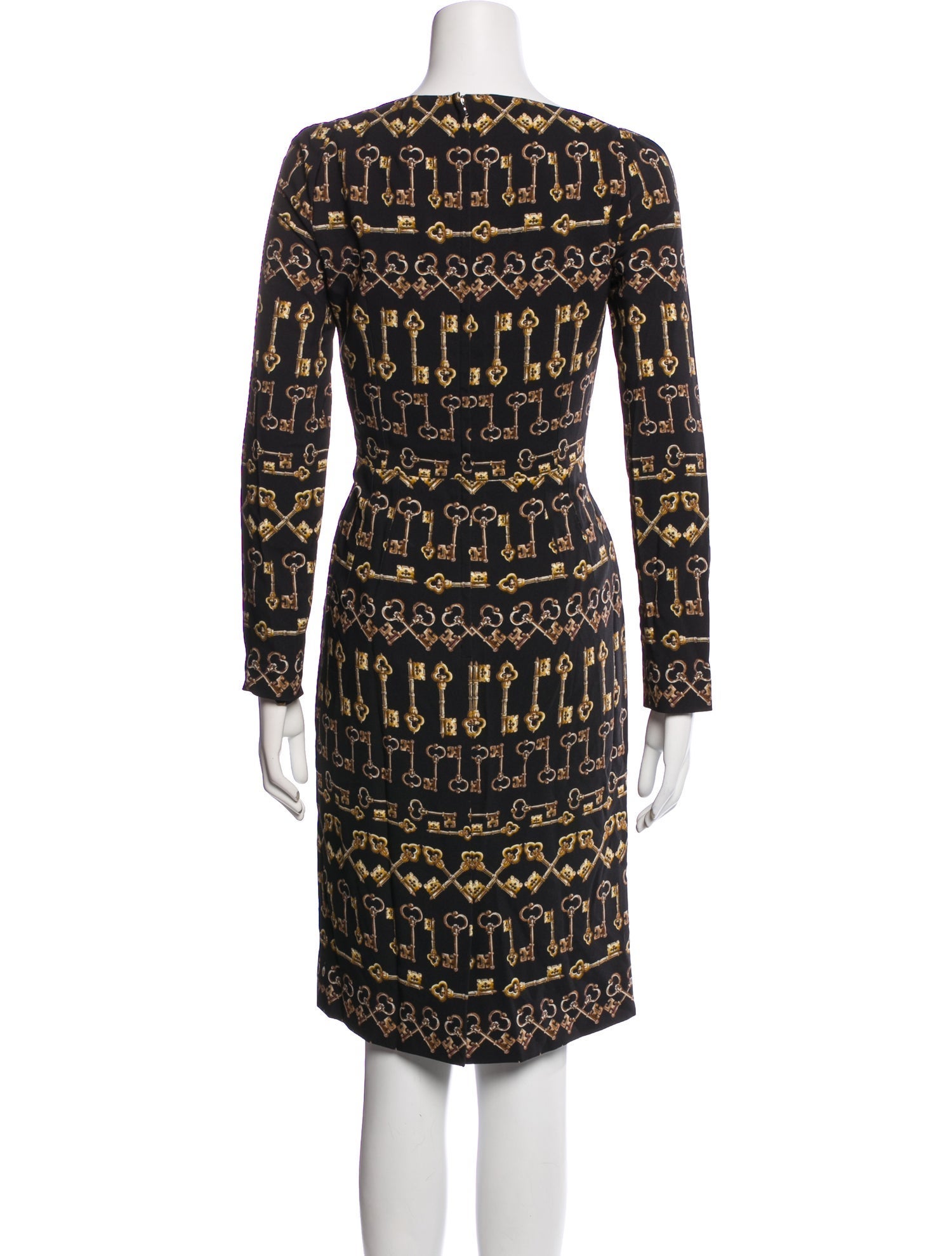 Dolce & Gabbana Printed Knee-Length Dress