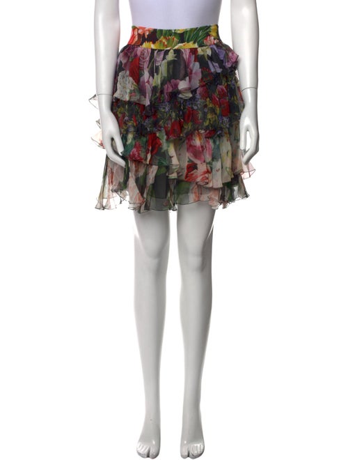 Dolce & Gabbana Silk Mini Skirt