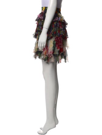 Dolce & Gabbana Silk Mini Skirt
