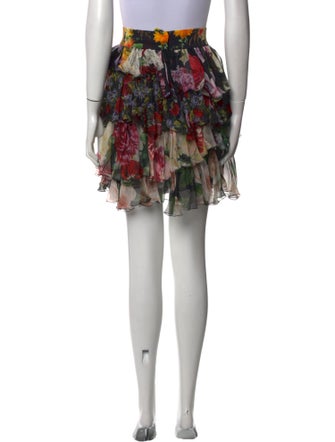 Dolce & Gabbana Silk Mini Skirt