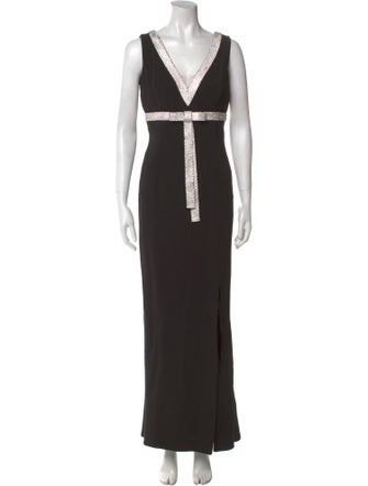 Dolce & Gabbana Virgin Wool Long Dress