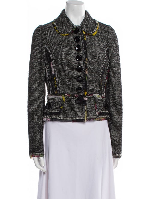Dolce & Gabbana Tweed Pattern Jacket