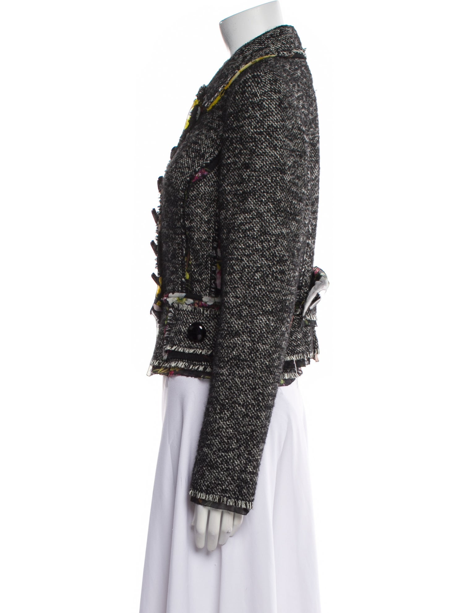 Dolce & Gabbana Tweed Pattern Jacket