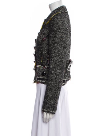 Dolce & Gabbana Tweed Pattern Jacket