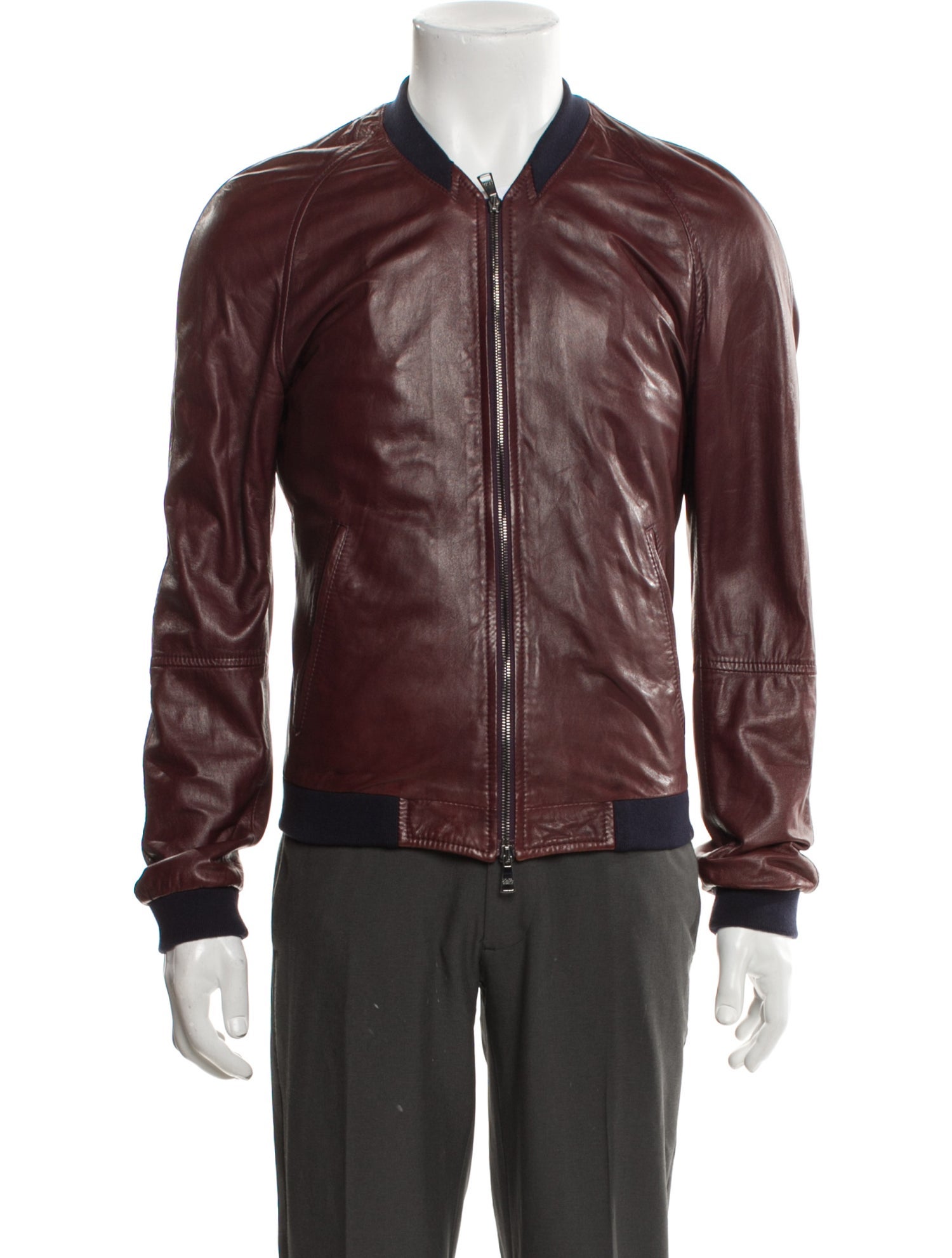 Dolce & Gabbana Lambskin Bomber Jacket