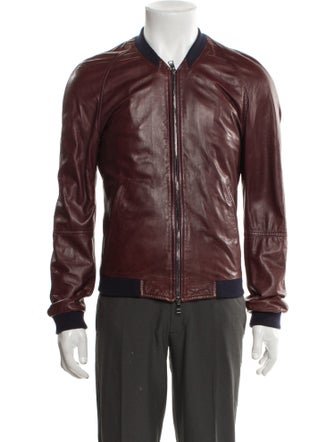 Dolce & Gabbana Lambskin Bomber Jacket