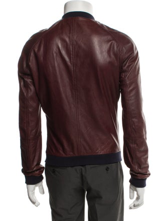 Dolce & Gabbana Lambskin Bomber Jacket