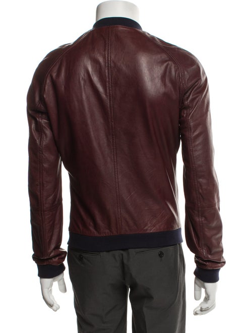 Dolce & Gabbana Lambskin Bomber Jacket