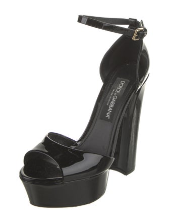 Dolce & Gabbana Patent Leather D'Orsay Pumps