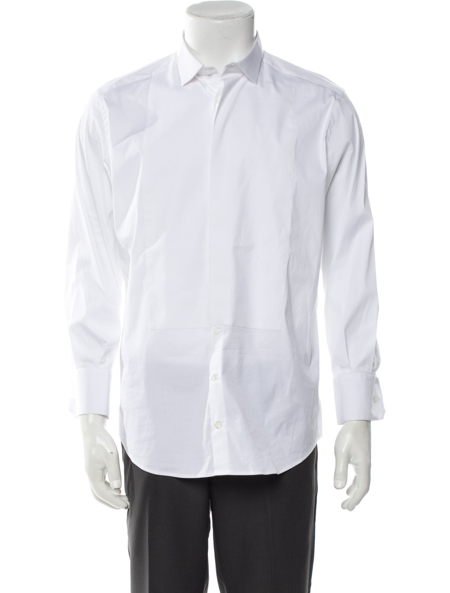 Dolce & Gabbana Long Sleeve Tuxedo Shirt