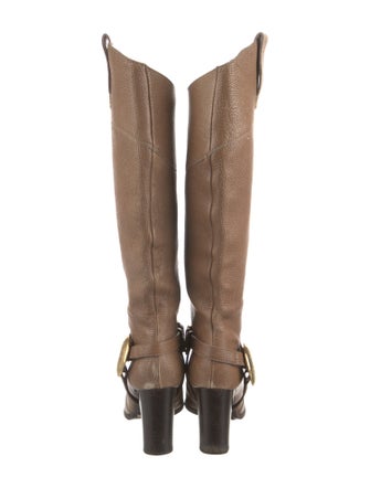 Dolce & Gabbana Leather Riding Boots