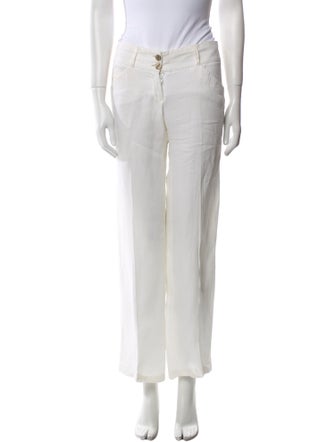 Dolce & Gabbana Linen Wide Leg Pants