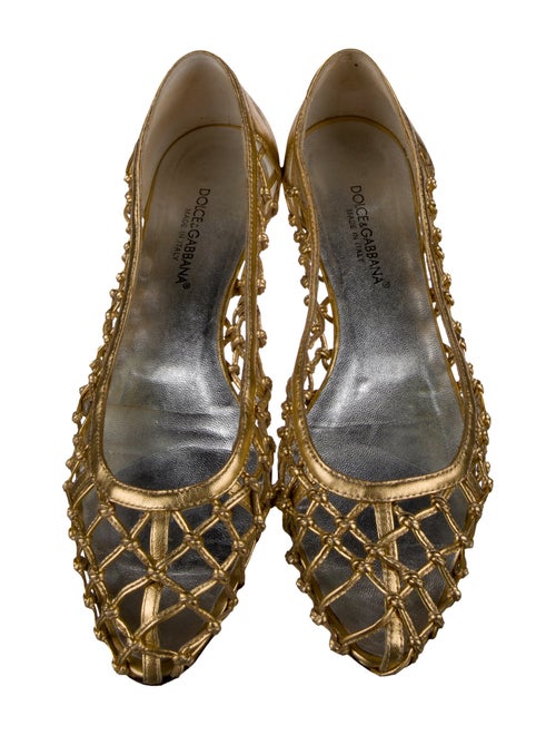 Dolce & Gabbana Leather Ballet Flats