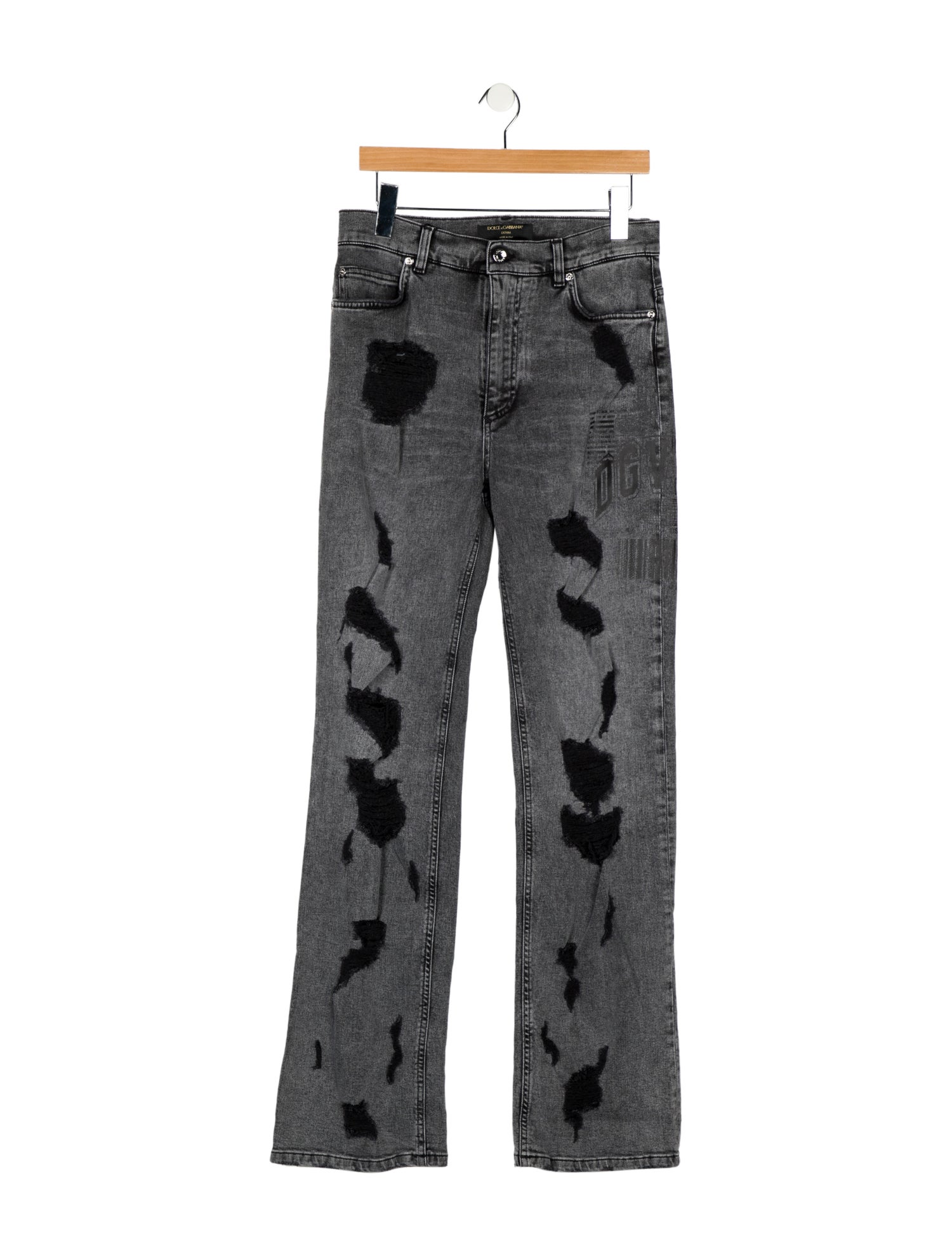 Dolce & Gabbana High-Rise Straight Leg Jeans w/ Tags