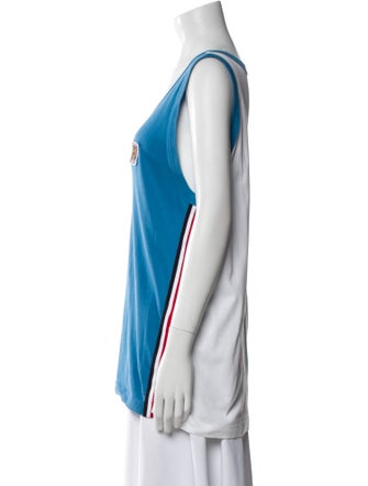 Dolce & Gabbana Graphic Print Scoop Neck Top