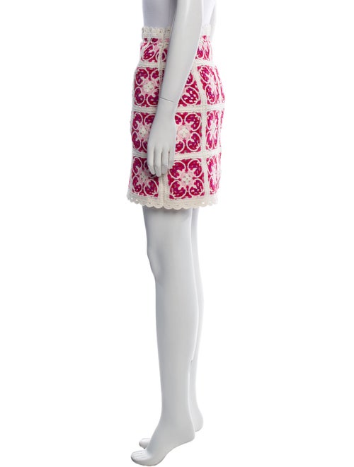 Dolce & Gabbana Printed Mini Skirt