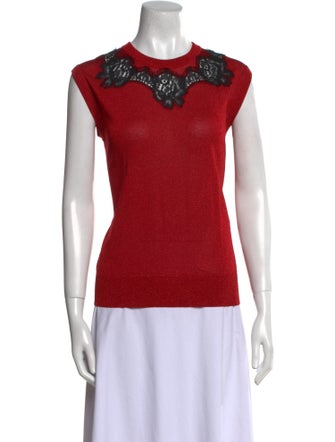 Dolce & Gabbana Crew Neck Sleeveless Top