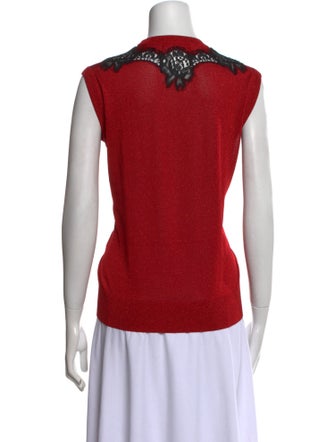 Dolce & Gabbana Crew Neck Sleeveless Top