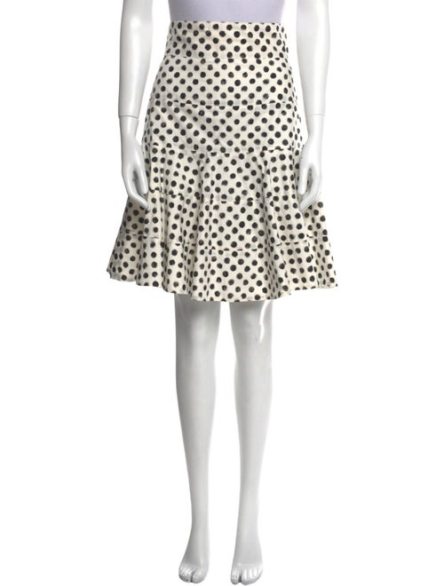 Dolce & Gabbana Polka Dot Print Knee-Length Skirt