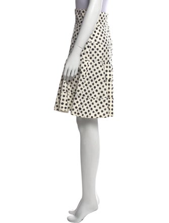 Dolce & Gabbana Polka Dot Print Knee-Length Skirt