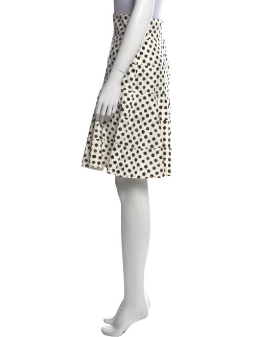 Dolce & Gabbana Polka Dot Print Knee-Length Skirt
