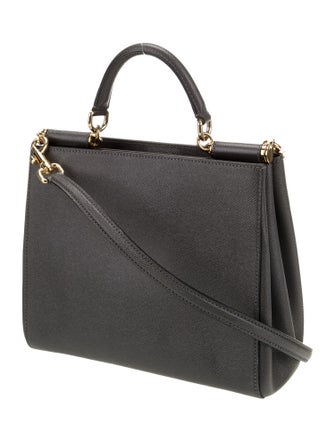 Dolce & Gabbana Leather Top Handle Bag