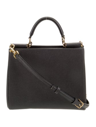 Dolce & Gabbana Leather Top Handle Bag